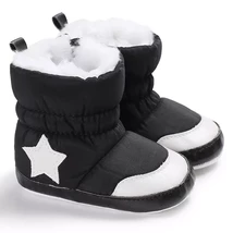 Hoes boys girls baby cute casual flat sneakers first generation baby ankle boots cotton thumb200