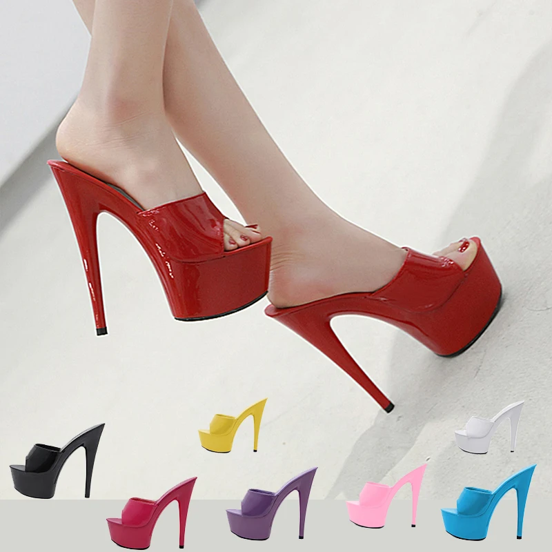 6 Color Woman Wedding Shoes Sandals 2020 Nightclub Sexy High-heeled 15cm... - £30.11 GBP+