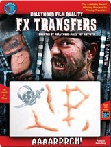 Hollywood Film Quality FX Transfers - Aaarrgh Scars - 3D FX - Costume Ac... - £7.94 GBP