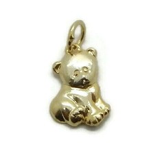 Teddy Bear Pendant Charm 14k Yellow Gold!! - £110.85 GBP