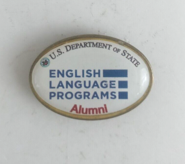 Vintage U.S. Department Of State English Language Programs Alumni Lapel ... - $6.44