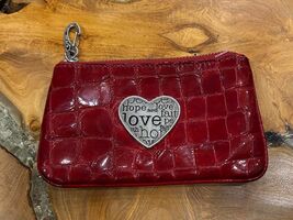 Brighton Red Croc-Embossed Leather Coin Purse - $24.75