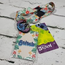 Concept One Disney ID Lanyard With ID Sleeve - Stitch New  - $11.88