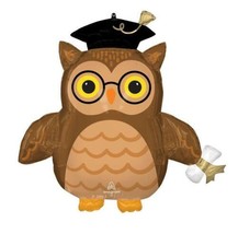 30&quot; Graduate Wise Owl foil mylar balloon - £9.24 GBP