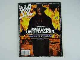 WWE World Wrestling Entertainment Magazine April 2007 Undertaker Wrestlemania 23 - £9.33 GBP