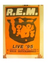 R.E.M. Poster R. E.M.R E M Live &#39;95 1995 Berlin Deutschlandhalle Monster Rem-... - $90.23