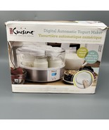 Euro Cuisine YMX650 Digital Automatic Yogurt Maker 7 Glass Jars Instruct... - $40.73 CAD