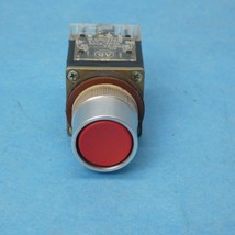 Allen Bradley 800MR-B6B 22.5MM Push Button Extended Head Red 2 NO/2 NC - £16.89 GBP