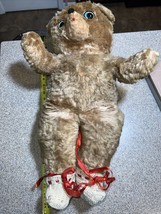 Vintage RUSHTON Company Teddy Bear Plush Stuffed Animal Toy 24” Tan - £21.26 GBP