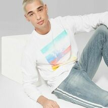 Uomo Manica Lunga Limitless Sensazione Girocollo Grafico T-Shirt - Origi... - €8,67 EUR