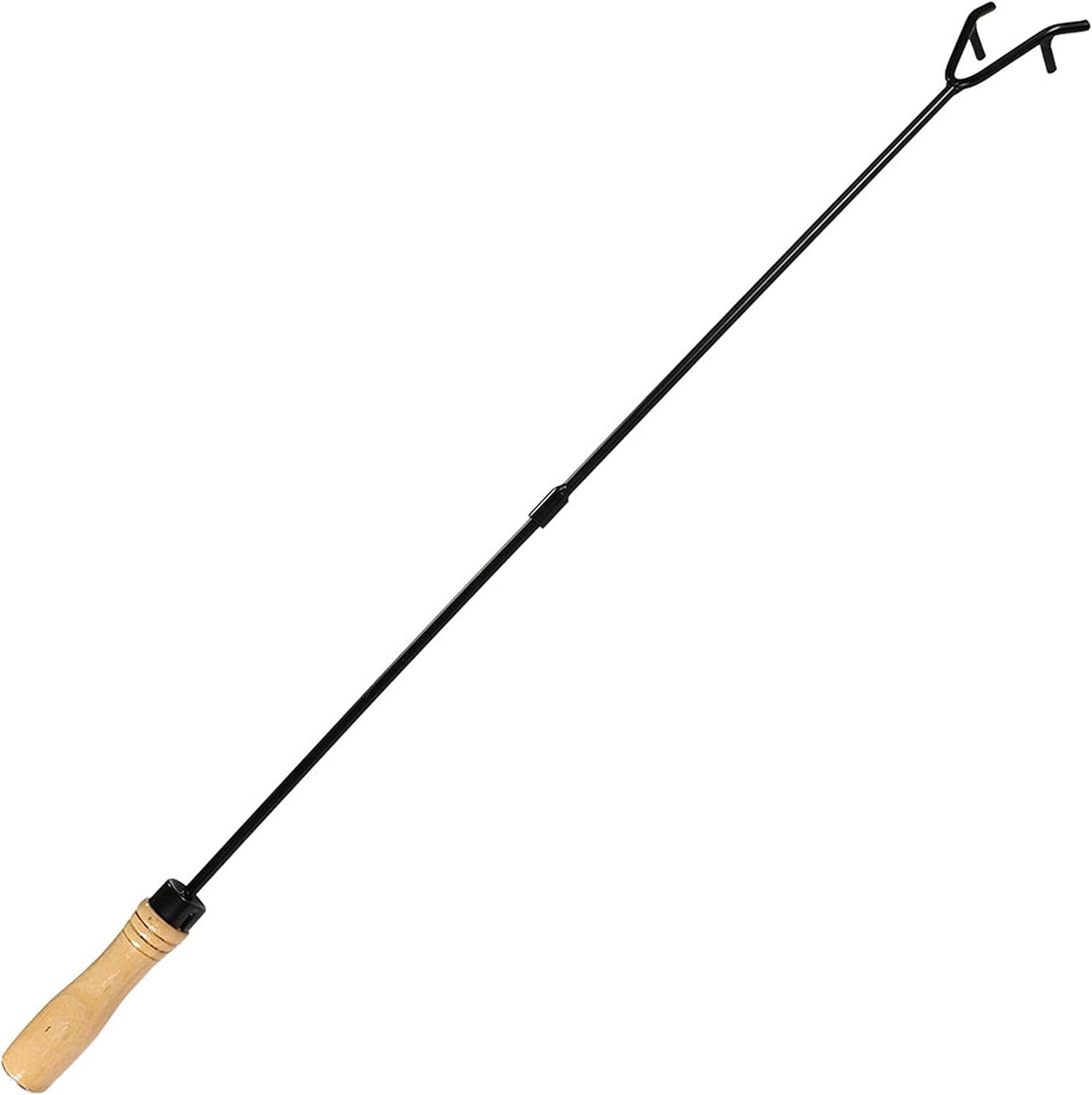 The Sunnydaze Steel Fire Pit Poker Stick With Wood Handle Is A 32-Inch L... - $31.62