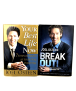 Joel Osteen Books Lot  2 Hardcover Self Help Religious Break Out Your Be... - £7.46 GBP