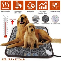 Electric Pet Heating Pad Warmer Heater Bed Heated Mat Dog/Cat Puppy Waterproof - £33.55 GBP