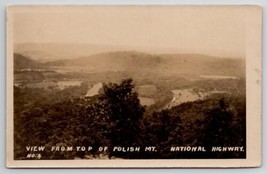 MD RPPC View From Top of Polish Mt On National Highway Maryland Postcard B32 - $16.95