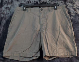 Columbia Shorts Mens Size 36 Gray 100% Cotton Flat Front Straight Leg Pockets - £11.80 GBP