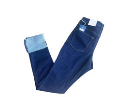 NWT Universal Thread Women High Rise Skinny Jeans SIZE 4 R Cuffed Dark W... - $16.41