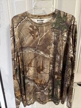 Realtree Camo Hunting Shirt Mens 2XL Long Sleeve Performance Crew Neck - $10.00