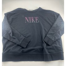 Nike Sweatshirt Womens Top Size 1X Black Sportswear Activewear Loungewea... - $343.97 MXN