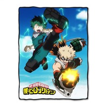 My Hero Academia Deku and Bakugo Season 4 Fleece Blanket 45&quot; x 60&quot; - £30.69 GBP