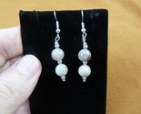 DP1-24-7 REAL DINOSAUR POOP beaded dangle EARRINGS Utah ancient Dino Cop... - $18.99