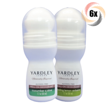 6x Rolls Yardley London Variety Scented Roll On Deodorant | 1.7oz | Mix &amp; Match! - $17.32