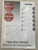 Brother XL-2600 XL-2610 Sewing Machine Owners Operation Instruction Manual - $18.95