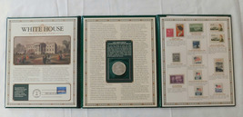 Folio White House Bicentennial + 1992 Silver Dollar Postal Commemorative Society - £31.63 GBP