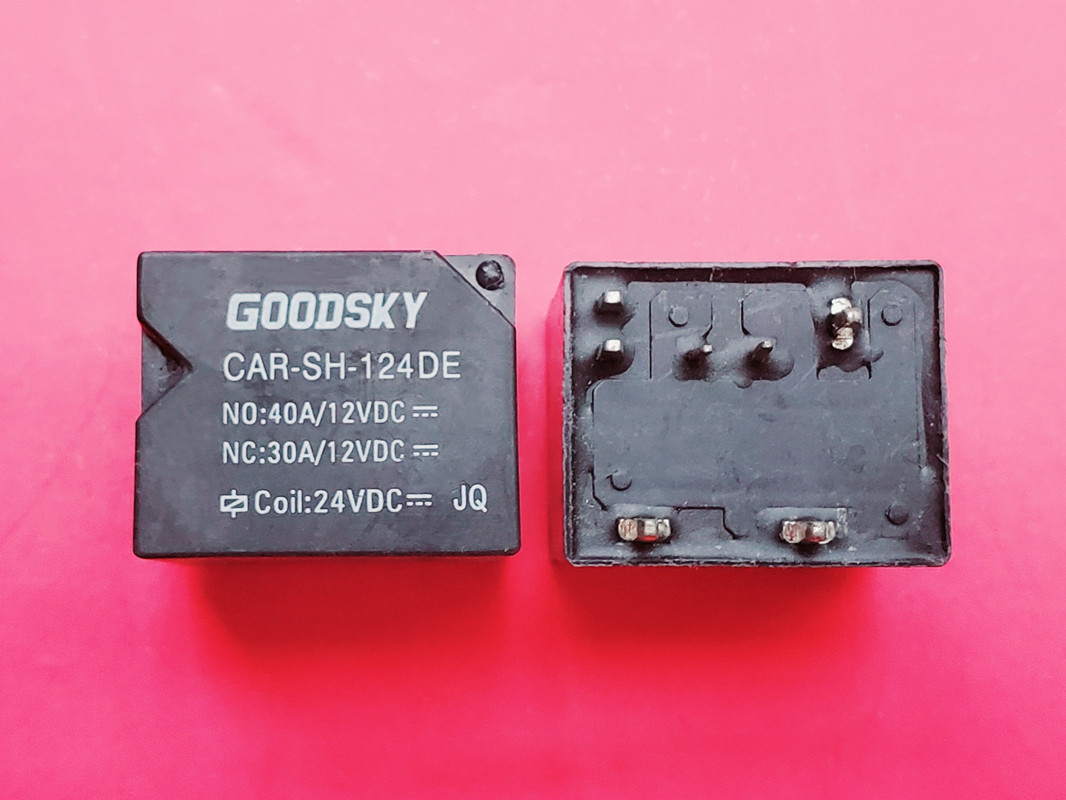 CAR-SH-124DE, Coil 24VDC Relay, GOODSKY Brand New!! - $9.75