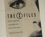 X Files Vintage Tv Guide Print Ad David Duchovny Gillian Anderson TPA25 - $5.93