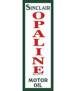 Sinclair Opaline Metal Advertising Sign 30&quot; by 10&quot; - £62.02 GBP