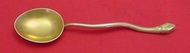 German Sterling Pattern Unknown by Unknown Place Soup Spoon w/Snake Vermeil - £224.06 GBP