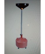 Again AA045 8 Gallon  portable wasteOil Drain Tank with wheels new - $115.07 CAD