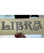 Original Vintage LIBRA Horoscope Glitter Iron On Transfer Astrology Zodiac - $182.30 MXN