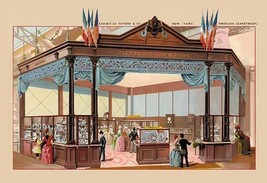 Exhibit of Tiffany and Co. at the Paris Exhibition, 1889 - £15.67 GBP