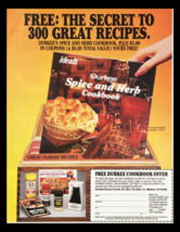 1986 Durkee Spice and Herb Cookbook Circular Coupon Advertisement - £14.80 GBP