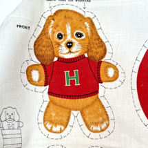 Cut &amp; Sew Fabric Christmas Stocking Stuffed Toy Dog Bear and Cranston So... - £10.06 GBP