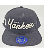 Black Yankees Rings &amp; Crwns Black Snapback Hat Cap Baseball Negro League... - $550.95 MXN