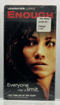 Enough, VHS, 2002, Jennifer Lopez JLO, Thriller, PG-13. Brand New Factory Sealed - £6.22 GBP