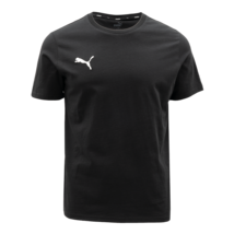 Puma TeamGOAL Casual Tee Men&#39;s T-Shirts Sports Tee Black Asian Fit NWT 659376-03 - £30.13 GBP