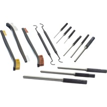 New 14pc Universal Gun Cleaning Brush Punch Pick Set Gunsmith Firearm Repair Kit - £23.25 GBP