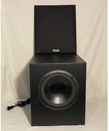 Rare Clean!!! KLH Subwoofer Model ASW8-120B Powered Subwoofer Black - $222.74