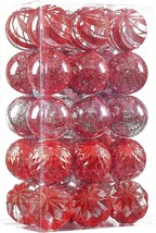 Christmas Ball Ornaments,Red Christmas Tree Ornaments (60mm/2.36&quot;,30 Counts) - £17.06 GBP