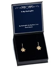 Nice Stepdaughter Sunflower Earrings, My Stepdaughter Has My Back. I&#39;m A... - $49.95