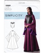 Simplicity 9089 Renaissance Cosplay Costume Womens Sizes 6-14 Uncut - $10.00