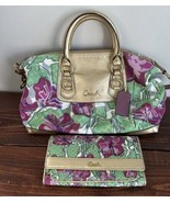 Coach Women’s Ashley Floral Satchel Iris Purse Bag Shoulder Wallet Set V... - £92.42 GBP