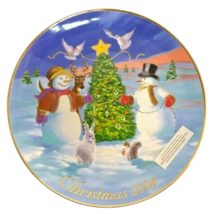 Trimming the Tree with Friends Avon Collectors Plate Christmas 2004 Hend... - £4.28 GBP