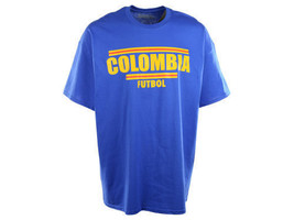 Colombia Stitches International Soccer National Futbol Team T-Shirt - £15.94 GBP