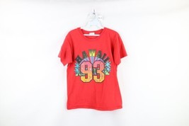 Vintage 90s Streetwear Womens Medium Faded Spell Out Hawaii Surfing T-Shirt US - £38.88 GBP