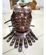 Medieval Roman Muscle Armor Breast Plate Copper Fnish Cuirass with Leath... - $348.76 CAD