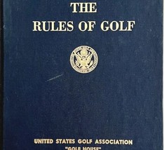 The Official Rules Of Golf 1976 1st Edition USGA HC Book Sports Guide NJ E52 - £55.05 GBP